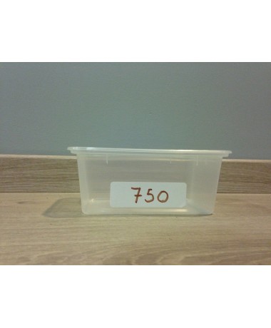 BARQUETTE PP TERRINE 750 CC TRANSPARENTE PAR LOT DE 25