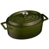 COCOTTE OVALE DIAM 23X29CM H14CM 4.8L FONTE EMAILLE