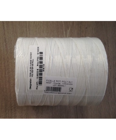 FICELLE DE CUISINE 1 KG ROTI POLYESTER 4/8 ROLL