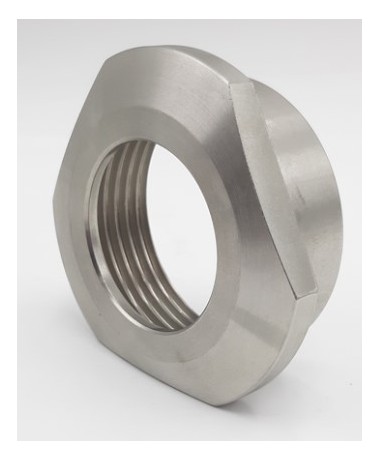 ÉCROU PORTE CORNETS FERMÉ, ACIER INOXYDA
